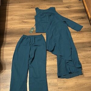 Elegant Teal Women's Jumpsuit
